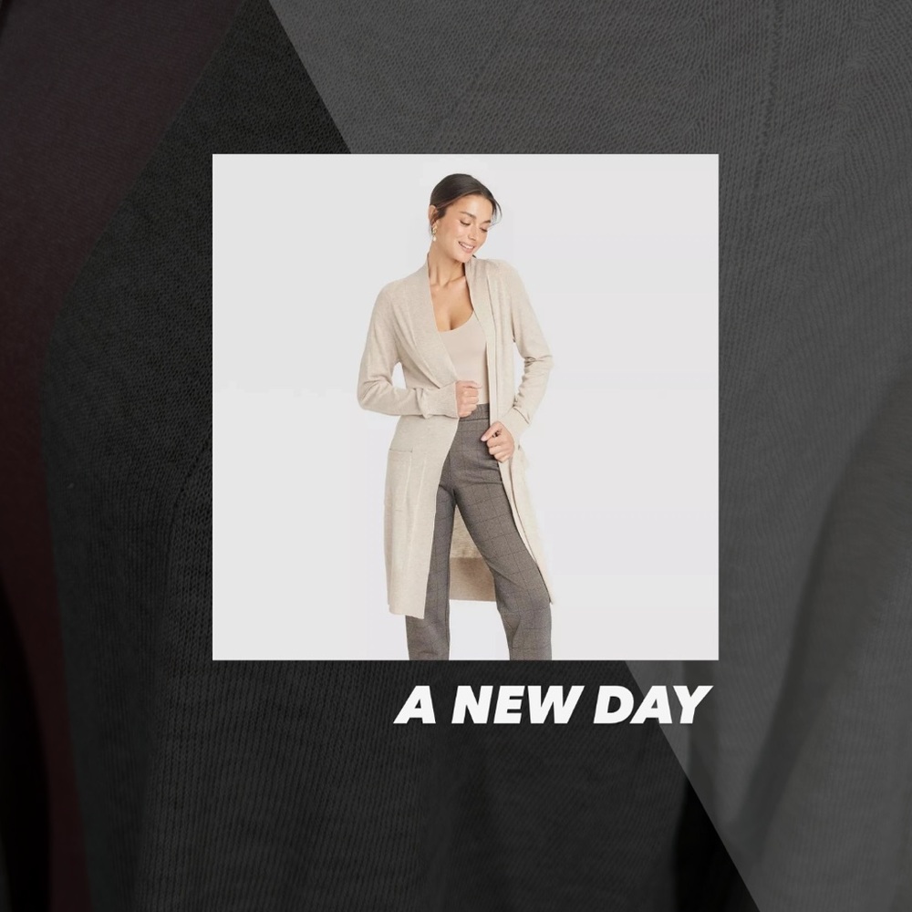EUC A New Day Tan Longline Cardigan